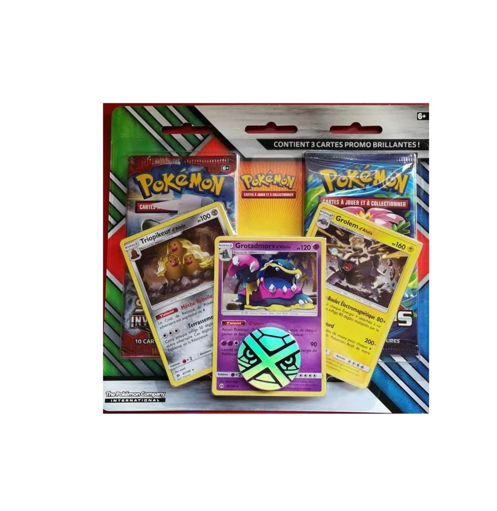 Pokemon - Pack 2 Booster + 3 Carte Promo