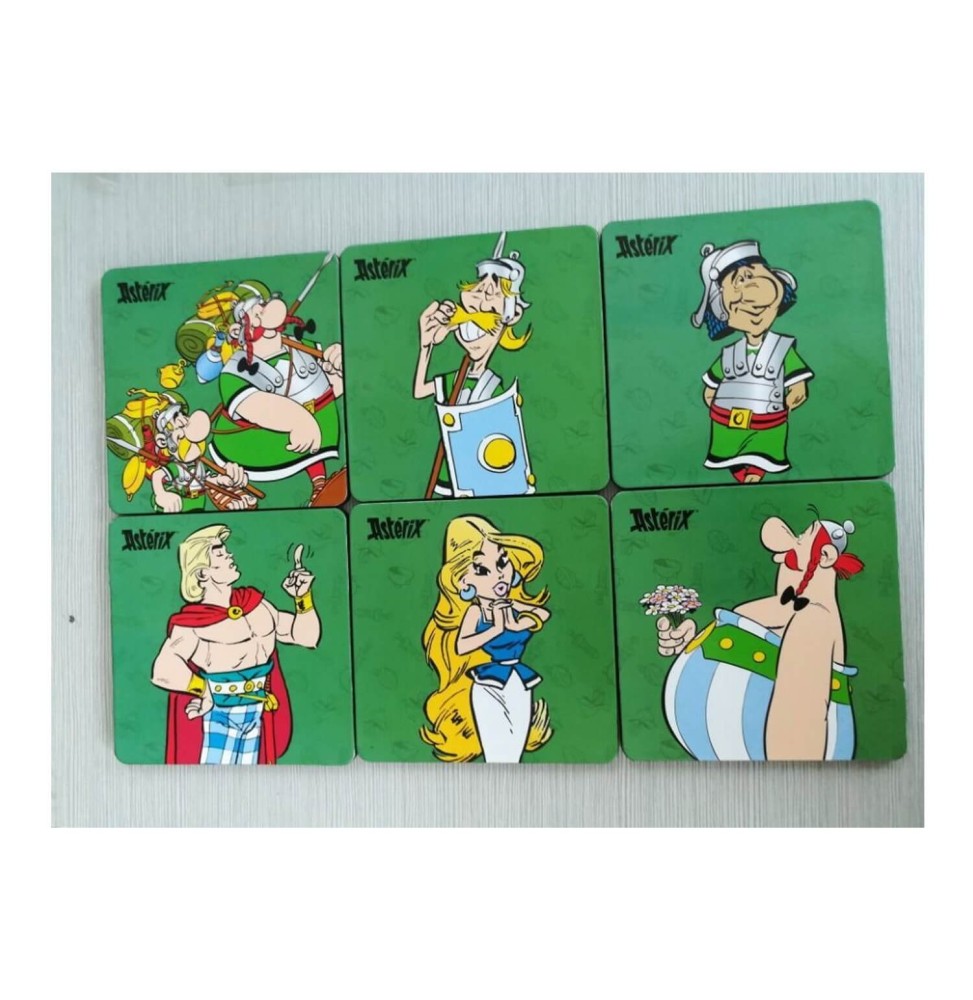 Set de 6 Sous Verres Astérix Légionnaires