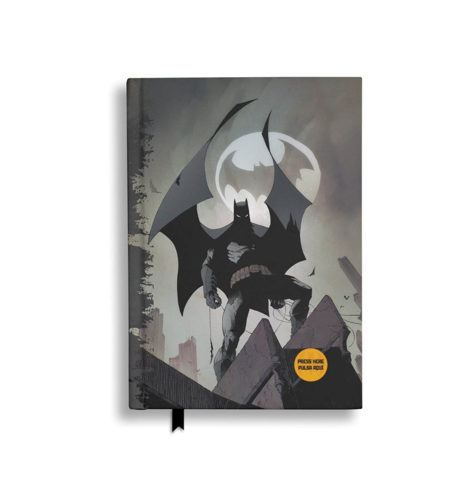 NoteBook Dc Comics - BatSignal Lumineux