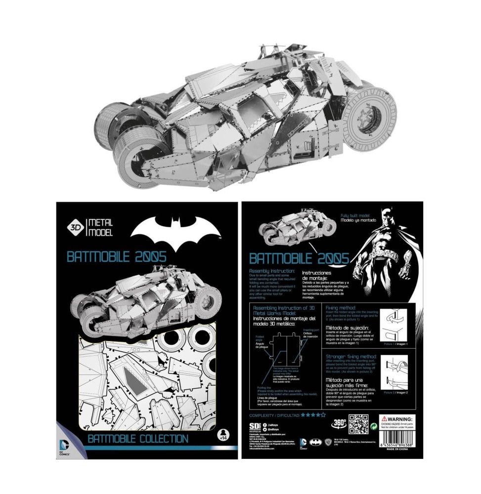 Puzzle 3D Dc Universe - Batmobile 2005 Métal