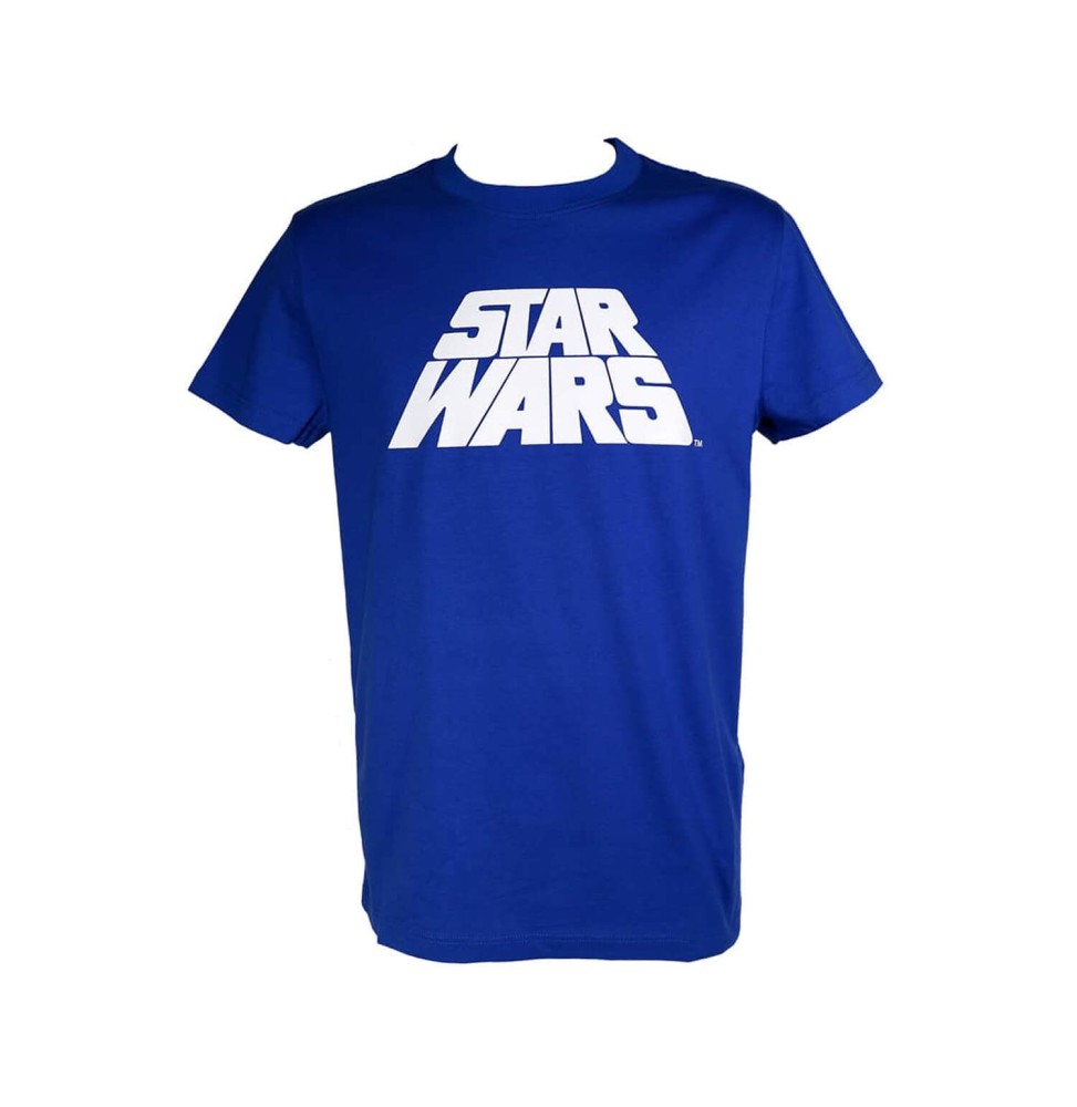 T-Shirt Star Wars -Logo Classic Bleu VHS Taille XL