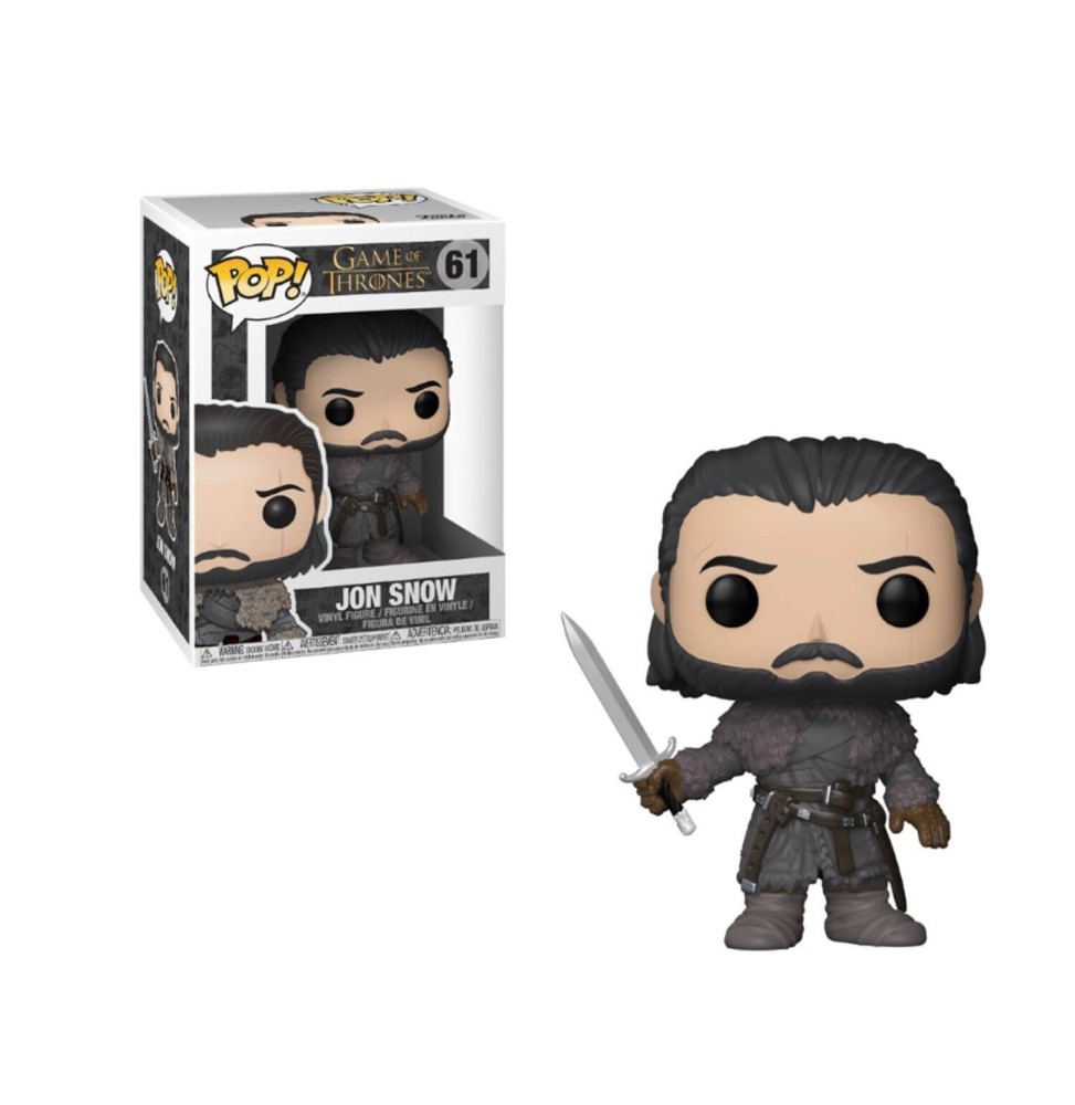 Figurine Game Of Thrones - Jon Snow Version Beyond The Wall Pop 10cm