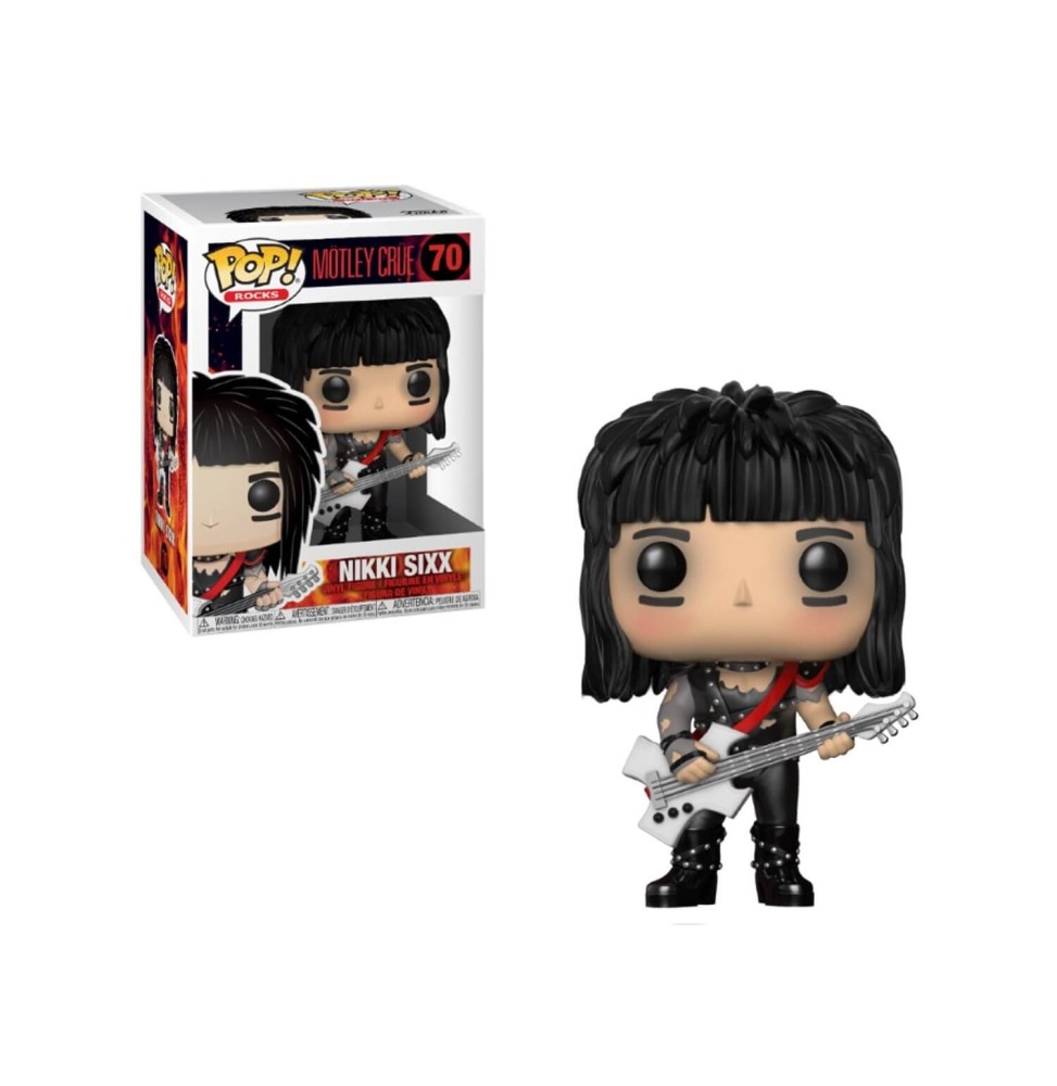 Figurine Rocks Motley Crue - Nikki Sixx Pop 10cm