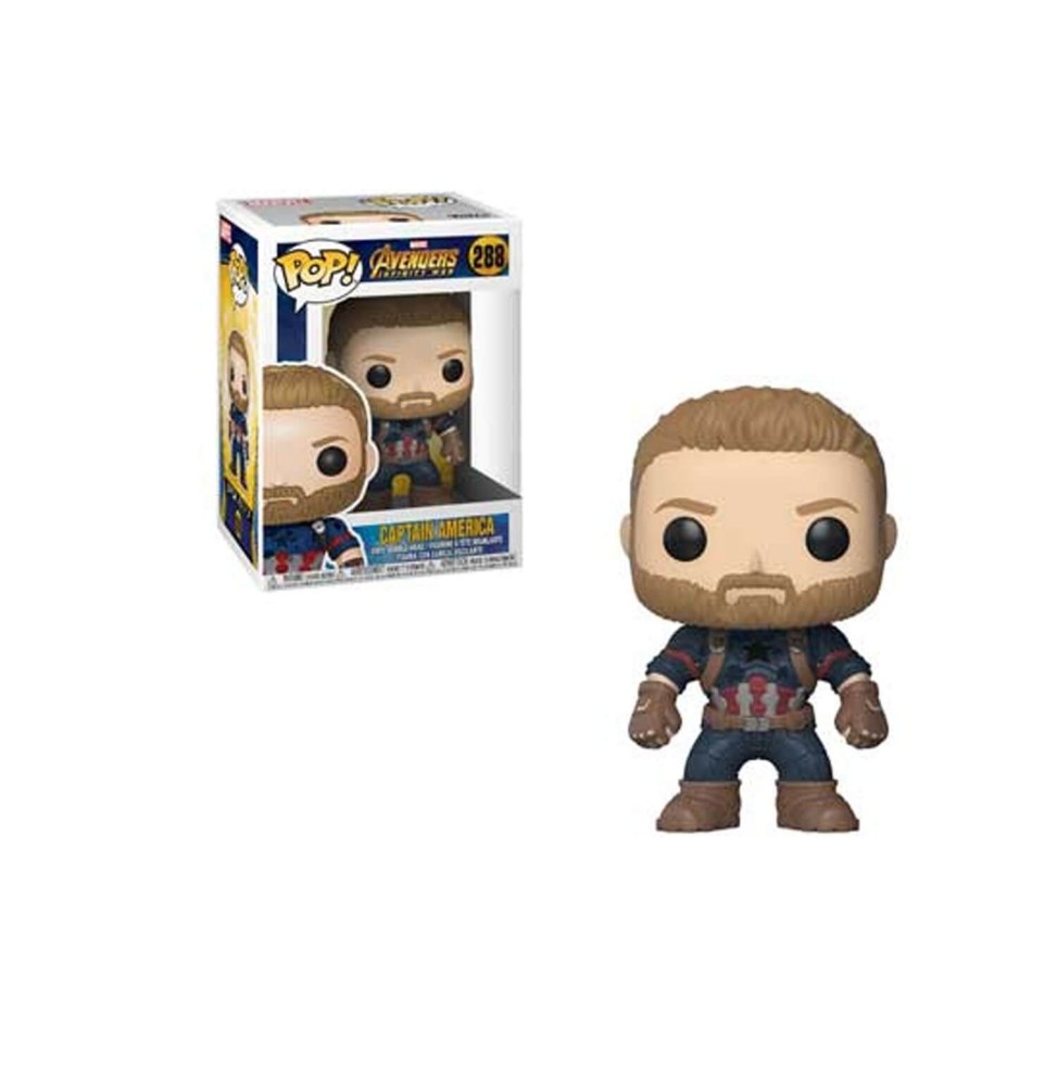 Figurine Marvel Infinity War - Captain America Pop 10cm