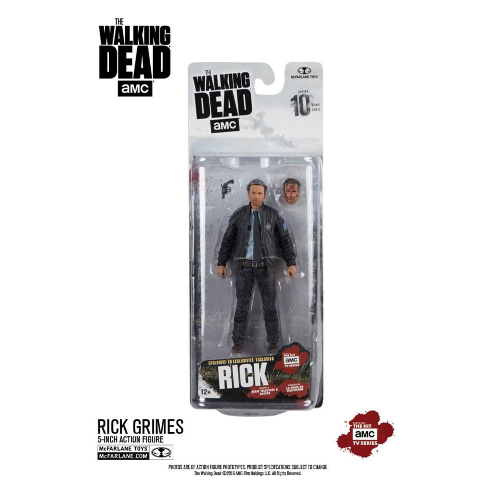 Figurine Walking Dead TV - Rick Grimes Serie 10 13cm