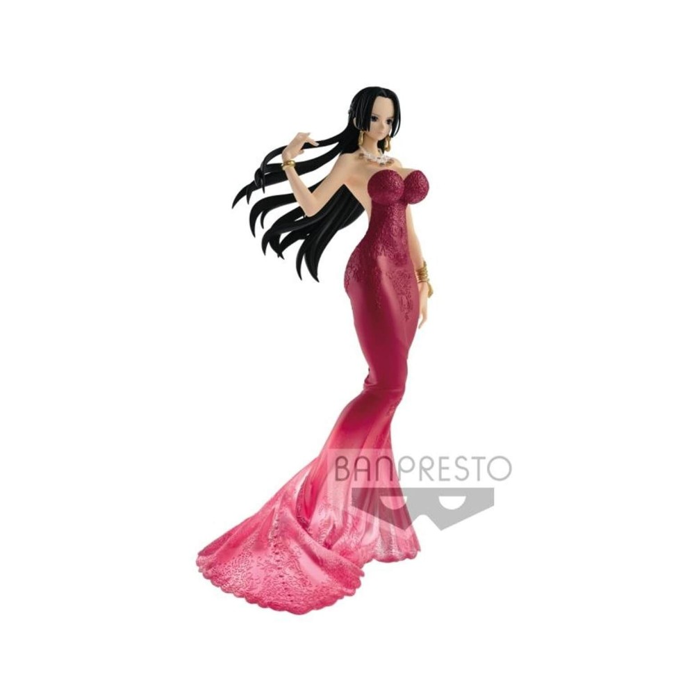 Figurine One Piece - Boa Hancock Robe Rose Lady Edge Wedding 25cm