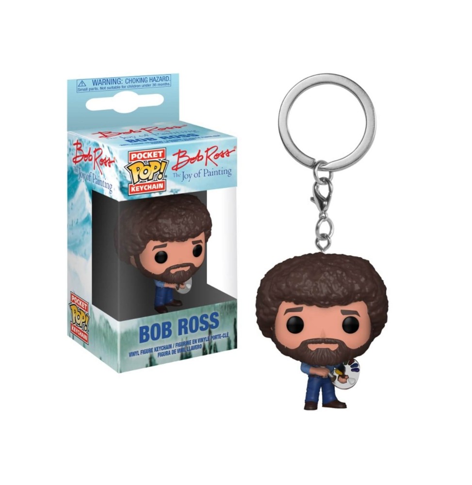 Figurine Bob Ross Pocket Pop 4cm