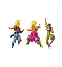 Figurine DBZ - Set De 3 Gashapon Dragon Ball Super Vs Dragon Ball 5cm
