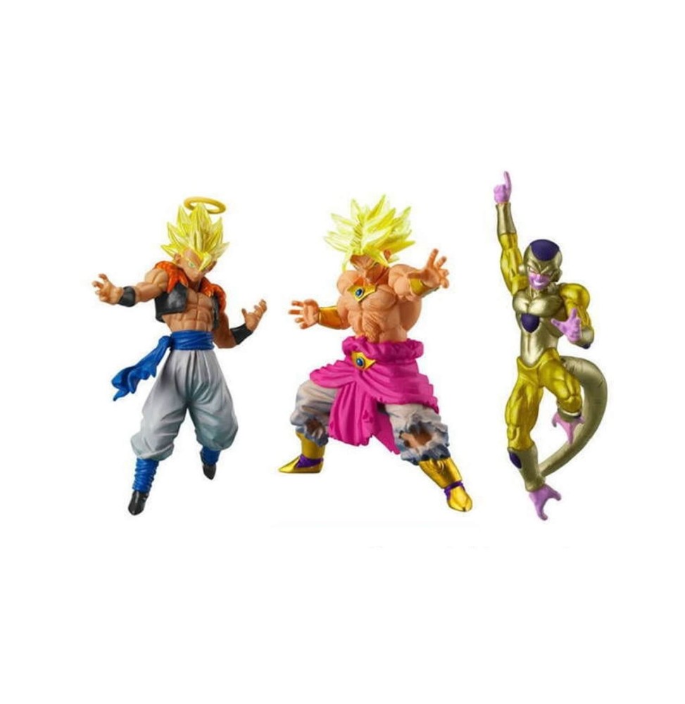 Figurine DBZ - Set De 3 Gashapon Dragon Ball Super Vs Dragon Ball 5cm