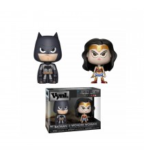 Figurine DC Comics Justice League - 2-Pack Batman & Wonder Woman Vynl 10cm