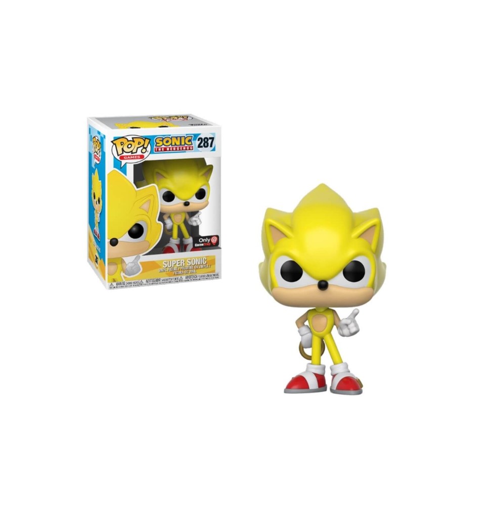 Figurine Sonic - Super Sonic Exclu Pop 10cm