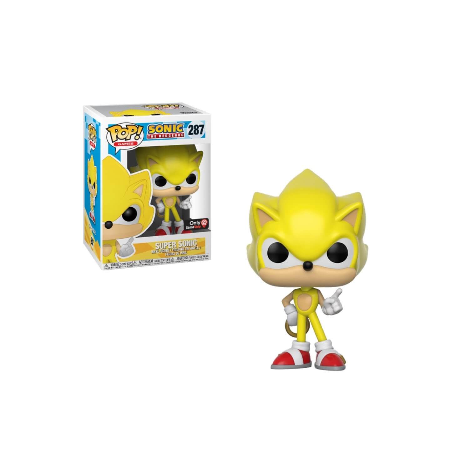 Figurine Sonic - Super Sonic Exclu Pop 10cm - Funko