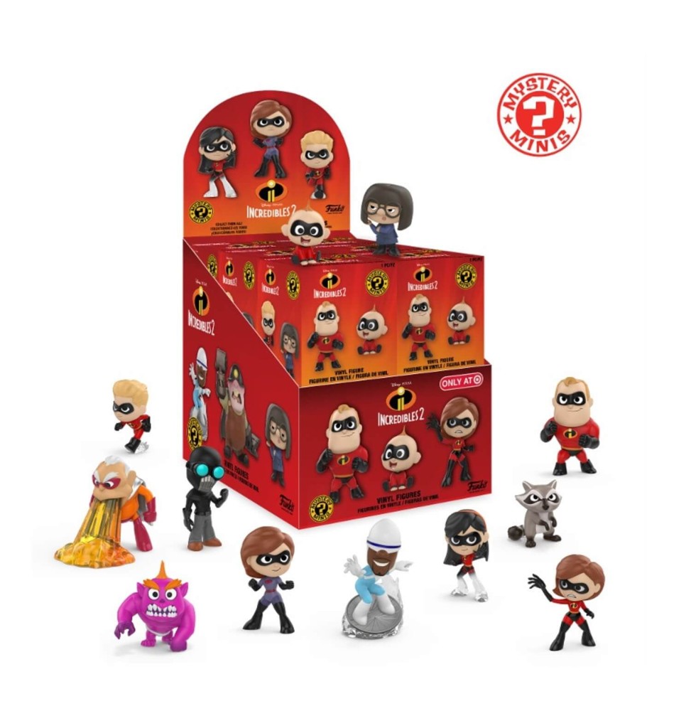 Figurine Disney Incredibles 2 Variant Mystery Minis - 1 Boîte Au Hasard