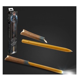 Stylo Harry Potter - Baguette Magique Norbert Dragonneau Lumineuse