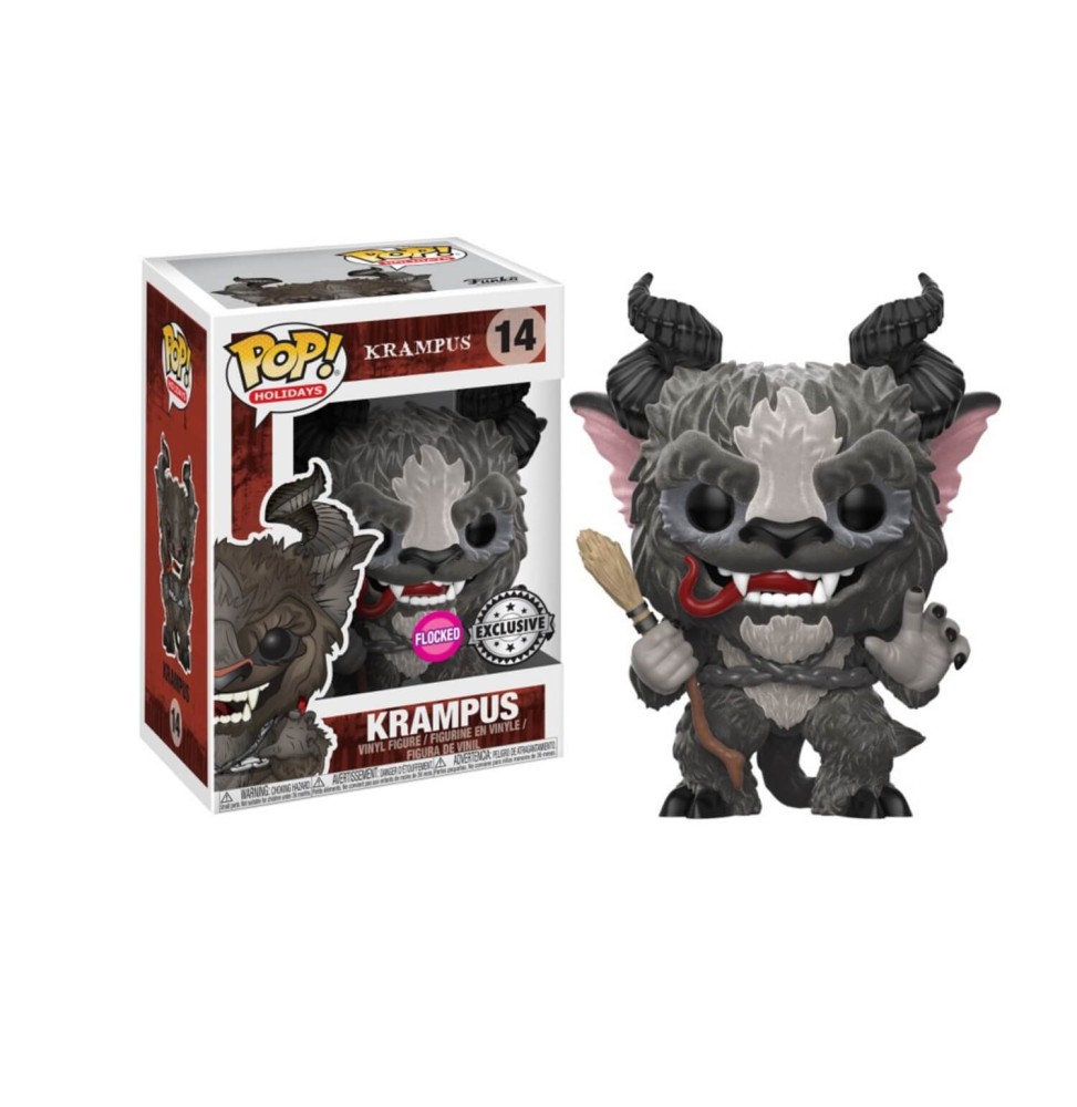 Figurine Holliday - Krampus Flocked Exclu Pop 10cm