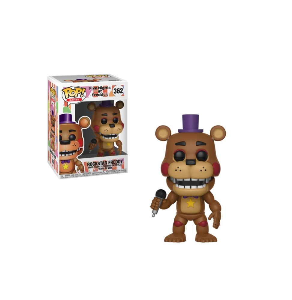 Figurine Five Nights At Freddys Pizza Simulator - Rockstar Freddy Pop 10cm