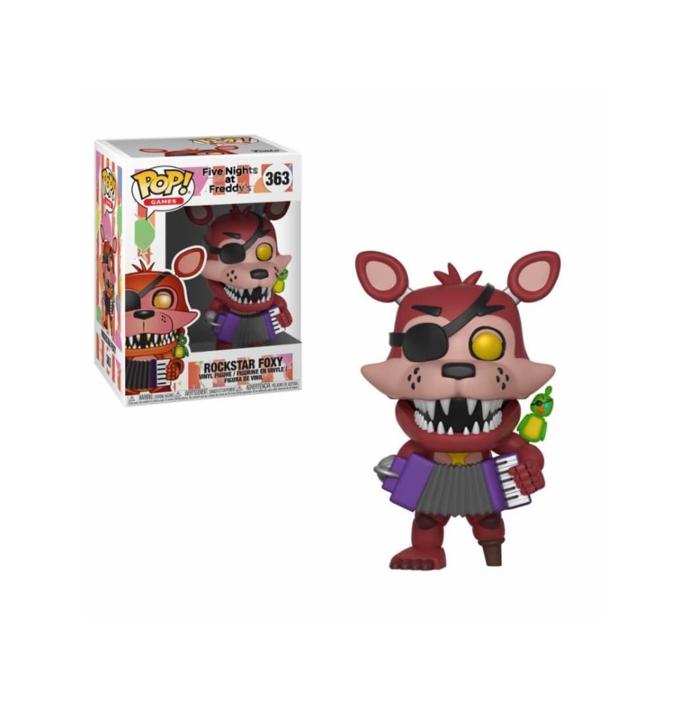 Figurine Five Nights At Freddys Pizza Simulator - Rockstar Foxy Pop 10cm