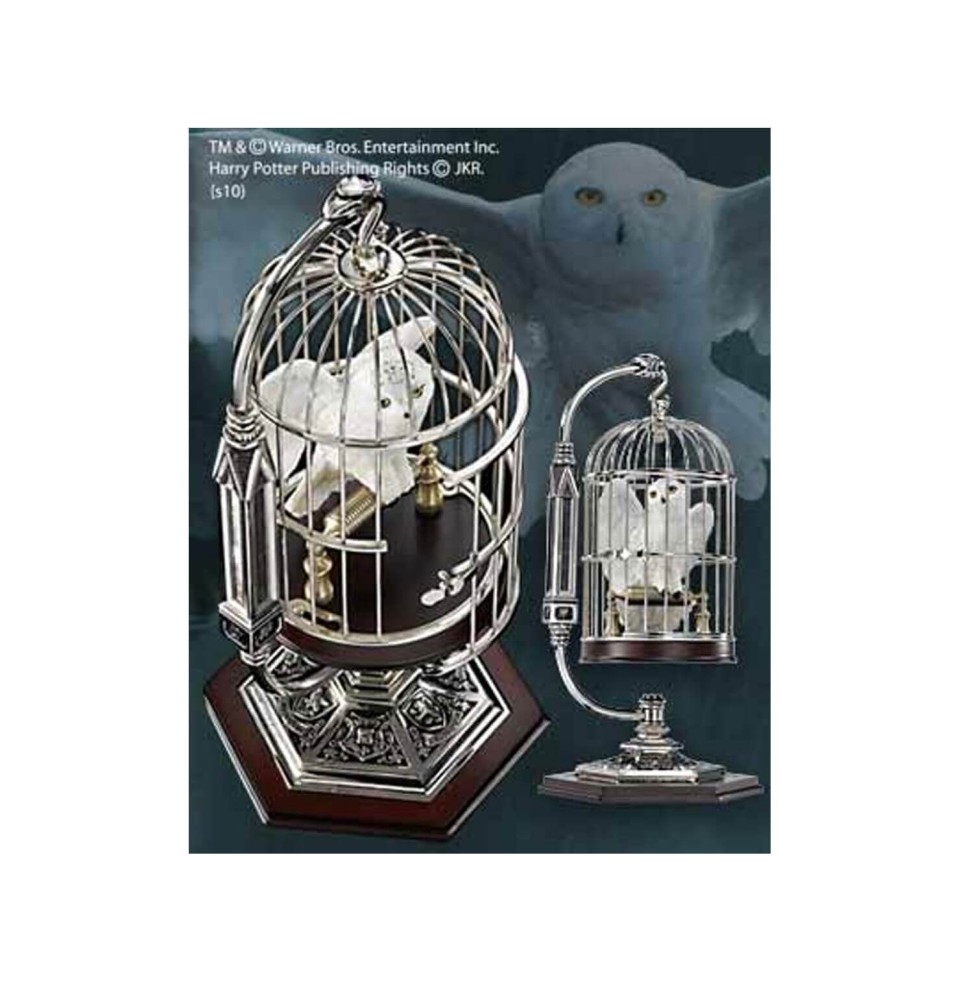 Réplique Harry Potter - Hedwige miniature en cage