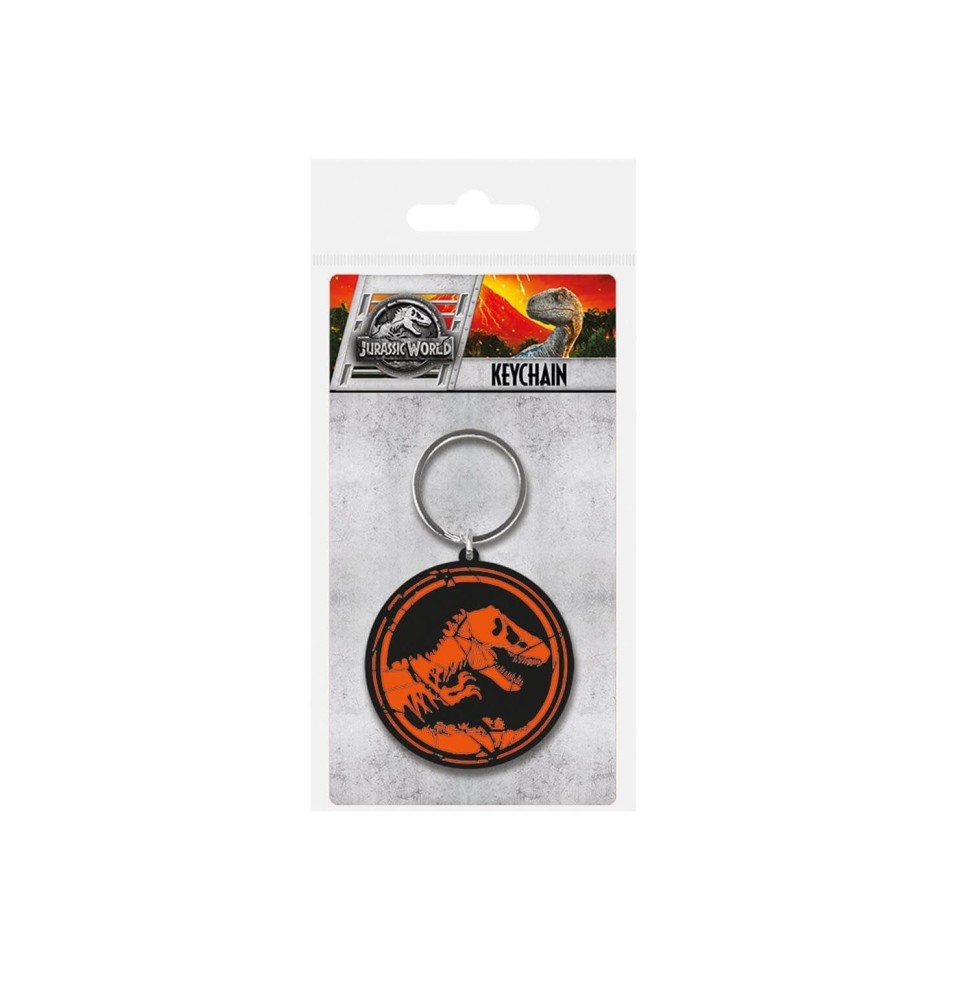 Porte Cle Jurassic World - Logo Fallen Kingdom 4cm