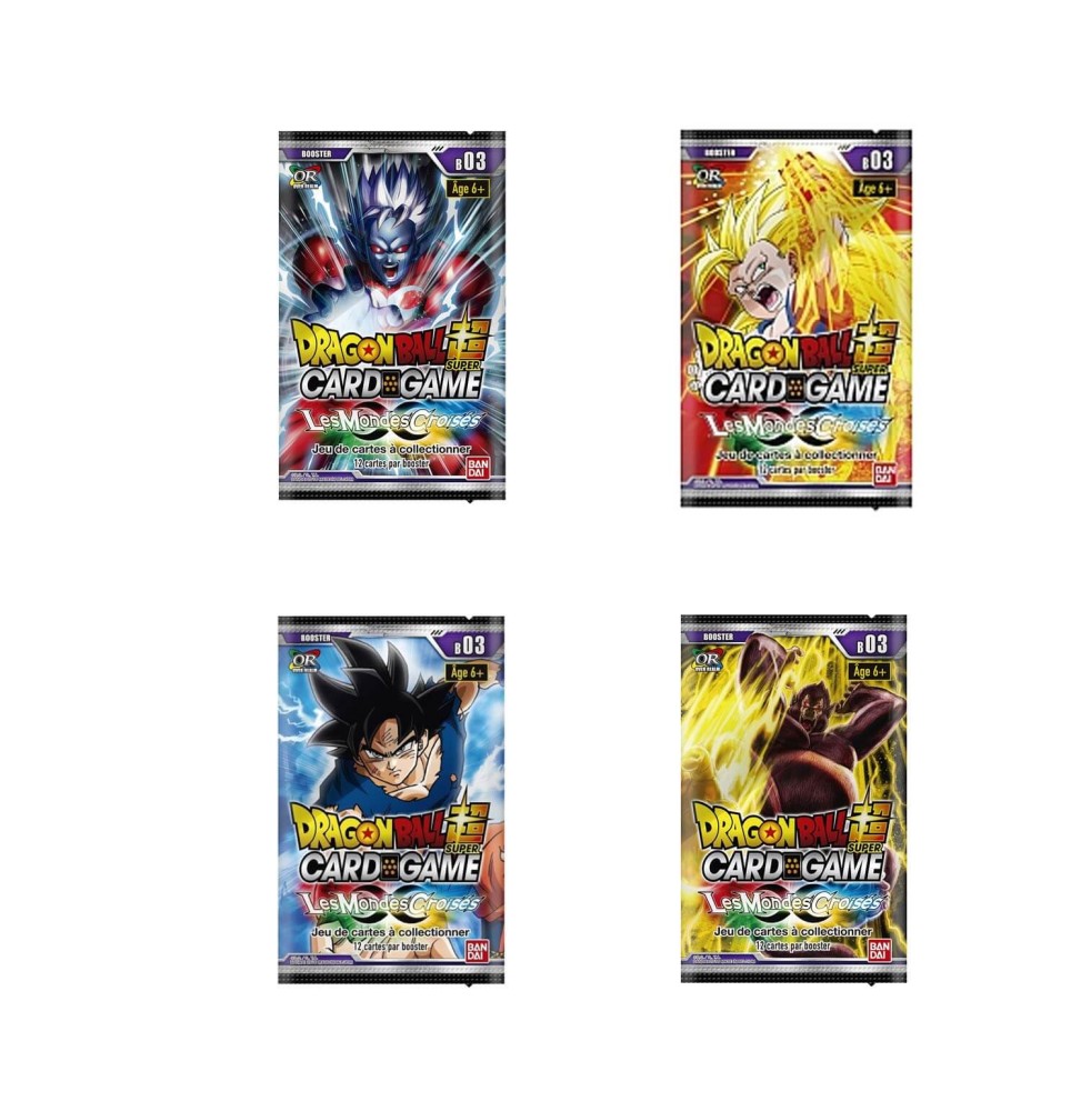 DBZ Super - Booster Les Mondes Croisés - 1 Modele Aleatoire