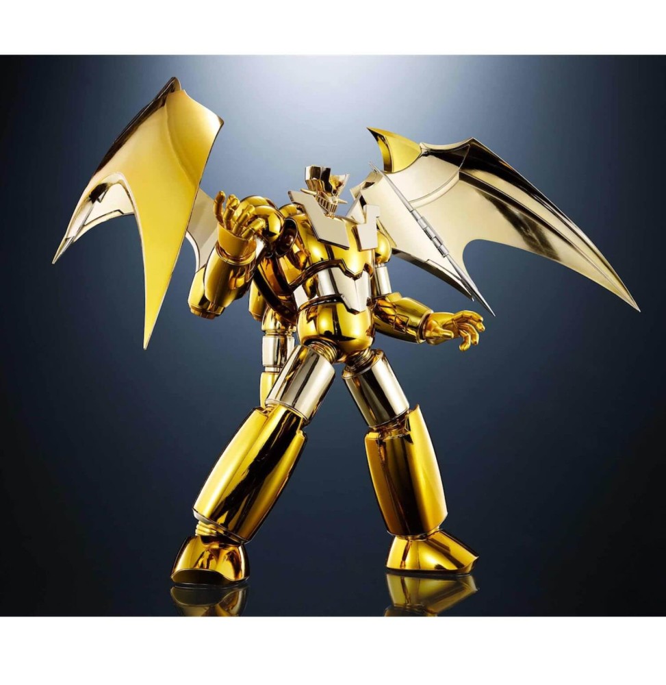 Figurine Mazinger Super Robot Chogokin - Shin Mazinger Gold Version exclu 18 cm