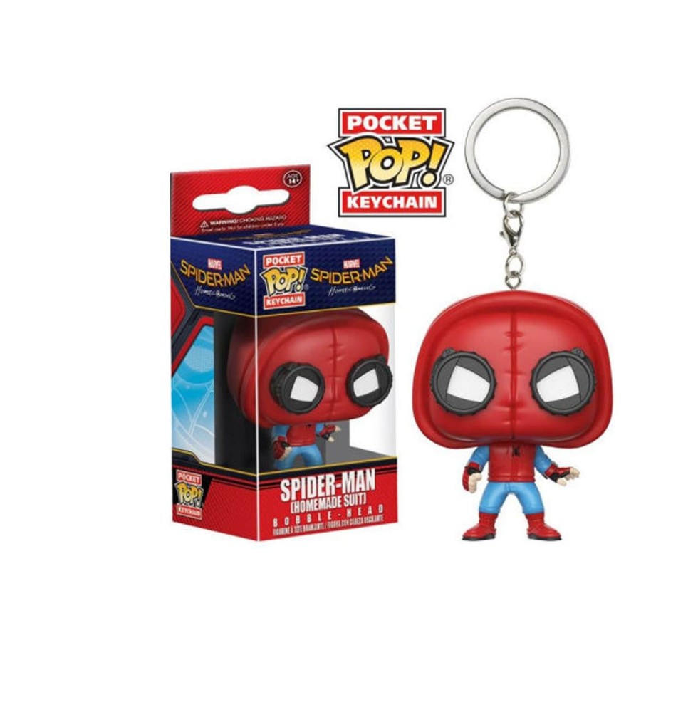 Porte Clé Marvel - Spider-Man Homecoming Homemade Suit Pocket Pop 4cm