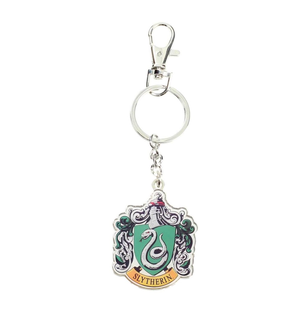 Porte clé Harry Potter - Serpentard Logo Metal 4cm