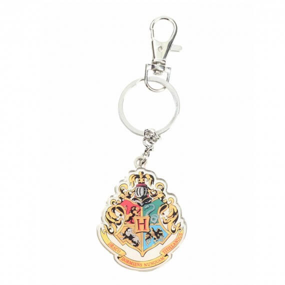 Porte clé Harry Potter - Poudlard Hogwarts Logo Metal 4cm
