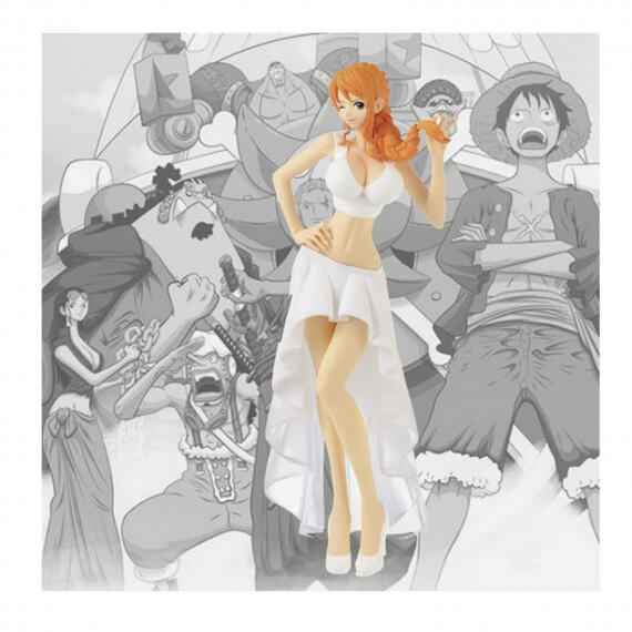 Figurine One Piece - Nami Lady Edge Wedding Robe Blanche 23cm