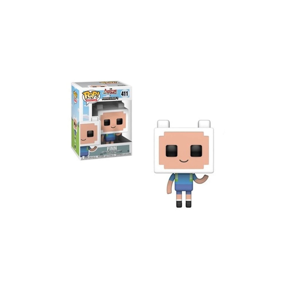 Figurine Adventure Time Minecraft - Finn Pop 10cm