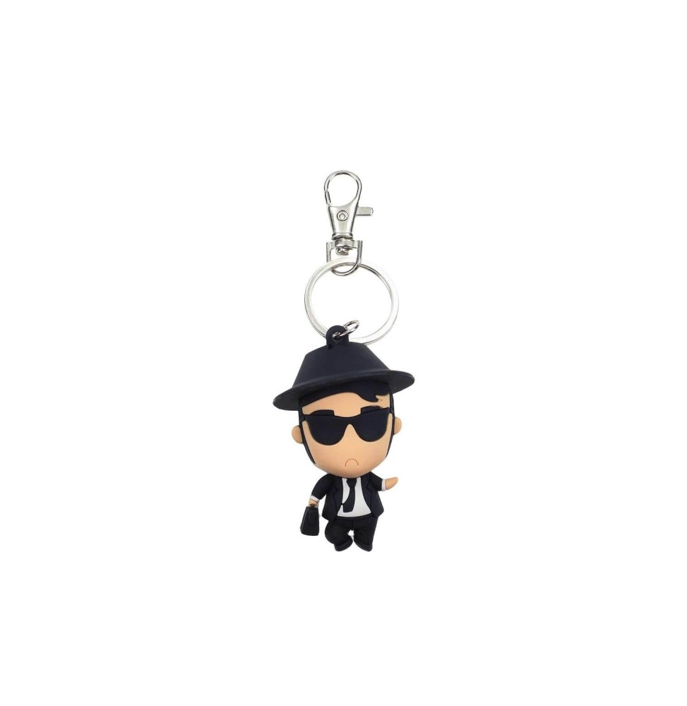 Porte clé Blues Brothers - Elwood Pokis Gomme 7cm