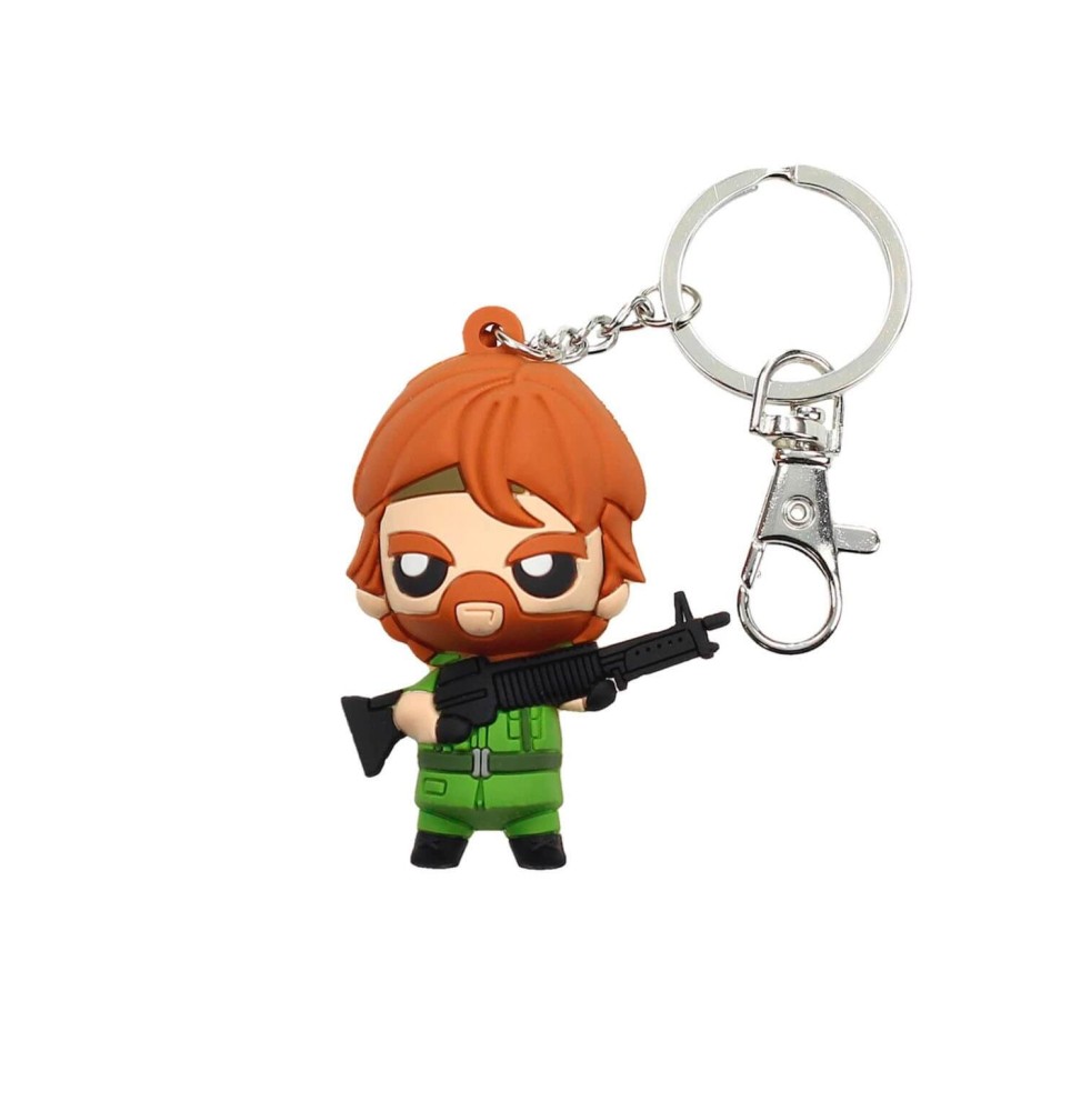 Porte clé Chuck Norris - Missing In Action Pokis Gomme 7cm