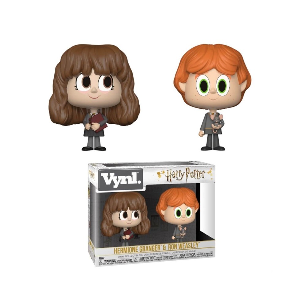 Figurine Harry Potter - 2-Pack Hermione & Ron Vynl 10cm