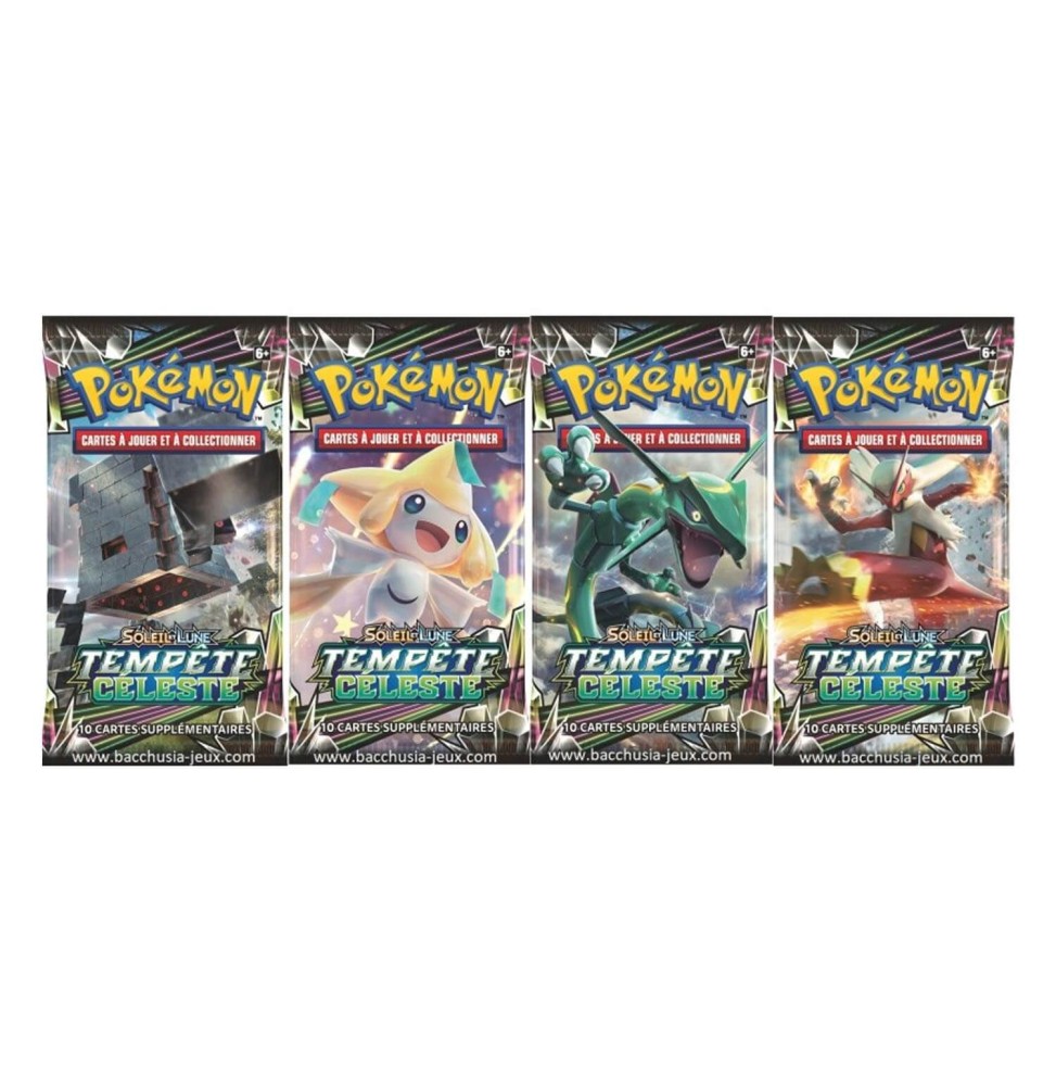 Pokemon - Booster Lune et Soleil Tempête Celeste - Modele Aleatoire