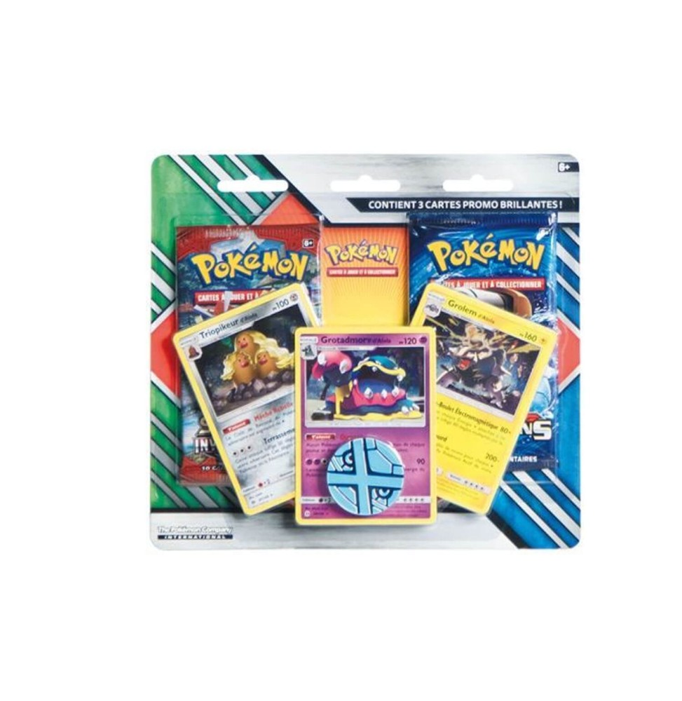 Pokemon - Pack 2 Booster + 3 Cartes Promo Alola