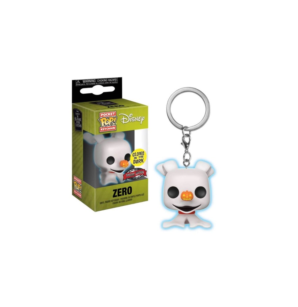 Porte Clé Disney NBX - Zero Glow In The Dark Exclu Pocket Pop 4cm