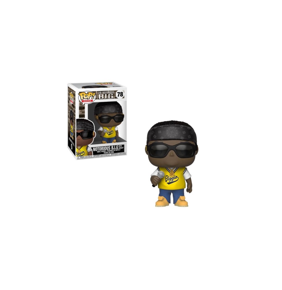 Figurine Notorious Big - Notorious Big Jersey Version Pop 10cm