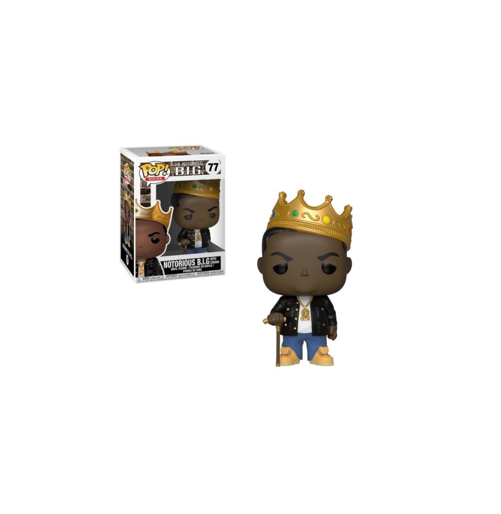 Figurine Notorious Big - Notorious Big Crown Version Pop 10cm