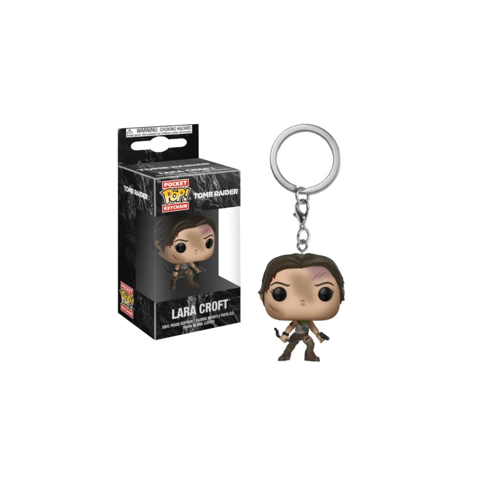 Porte Clé Tomb Raider - Lara Croft Pocket Pop 4cm