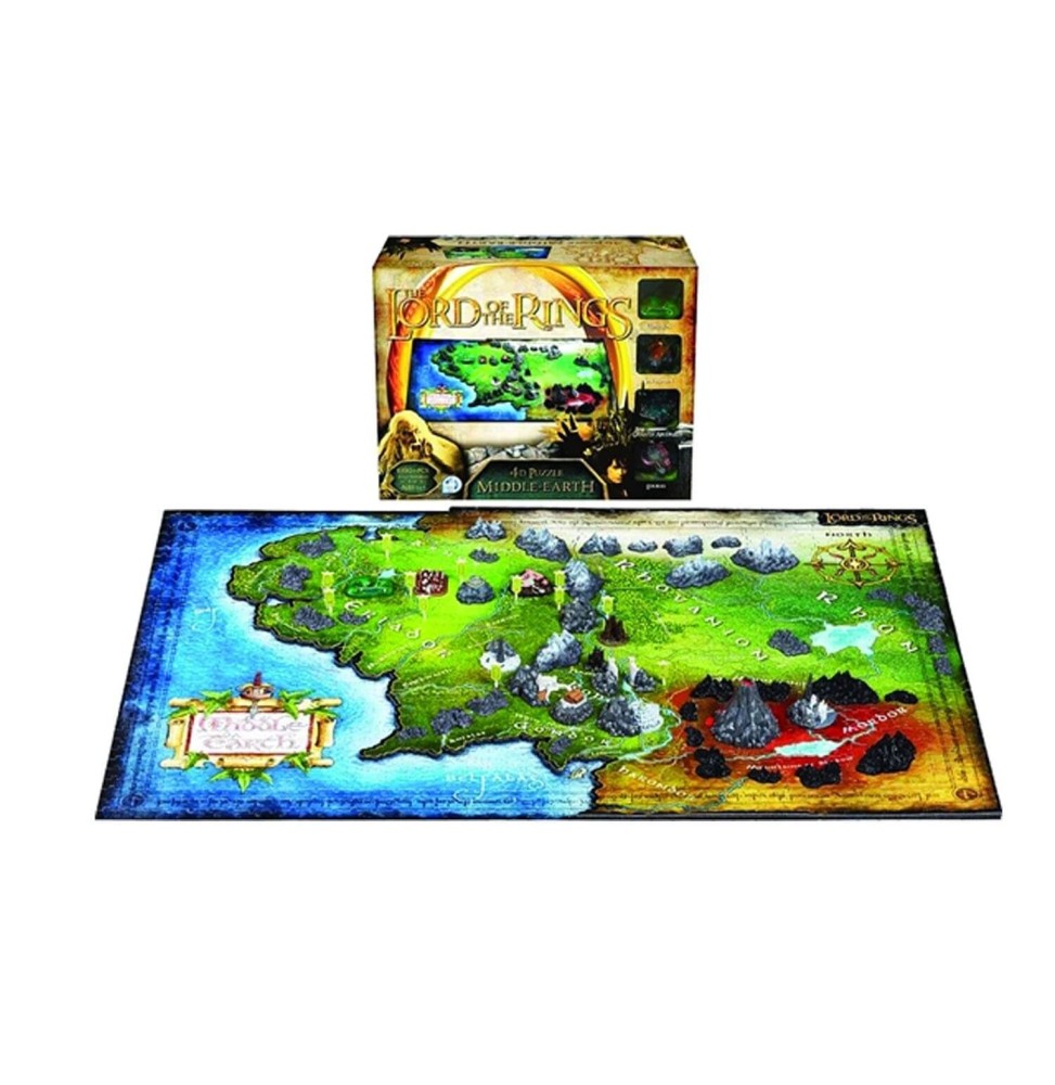 Puzzle 4D Le Seigneur Des Anneaux - La Terre Du Millieu 2100pcs