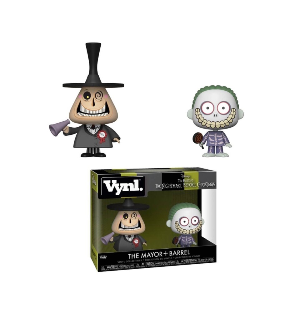 Figurine Disney - 2Pack Nbx Mayor & Barrel Vynl 10cm