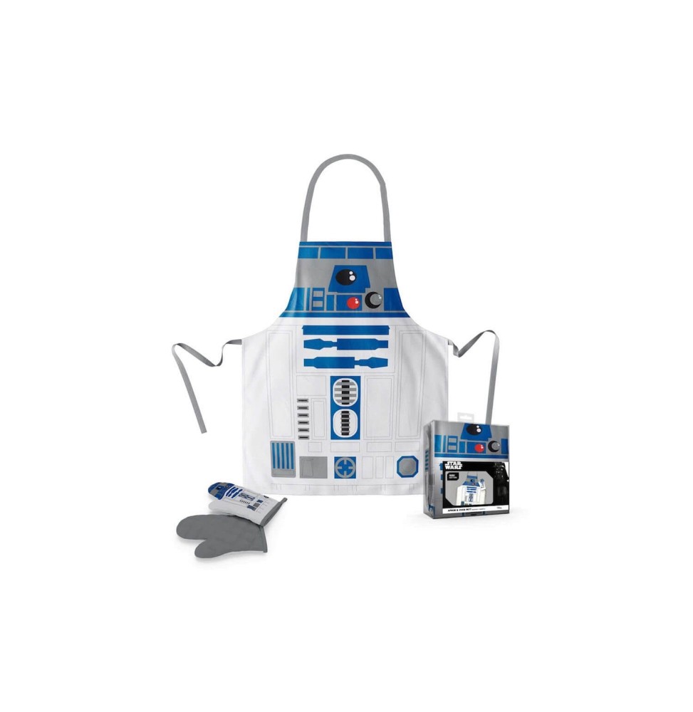 Tablier + Gant De Cuisine Star Wars - R2D2