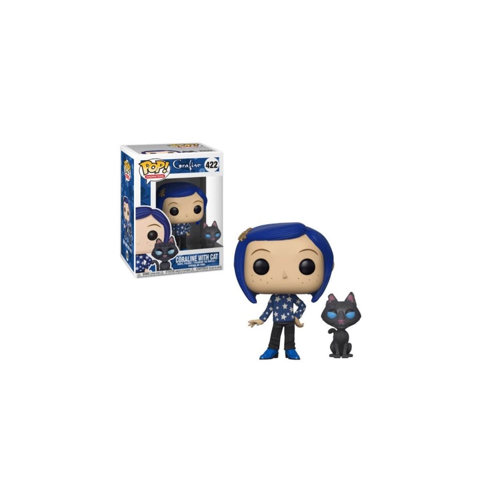 Figurine Coraline - Coraline With Cat Buddy Pop 10cm