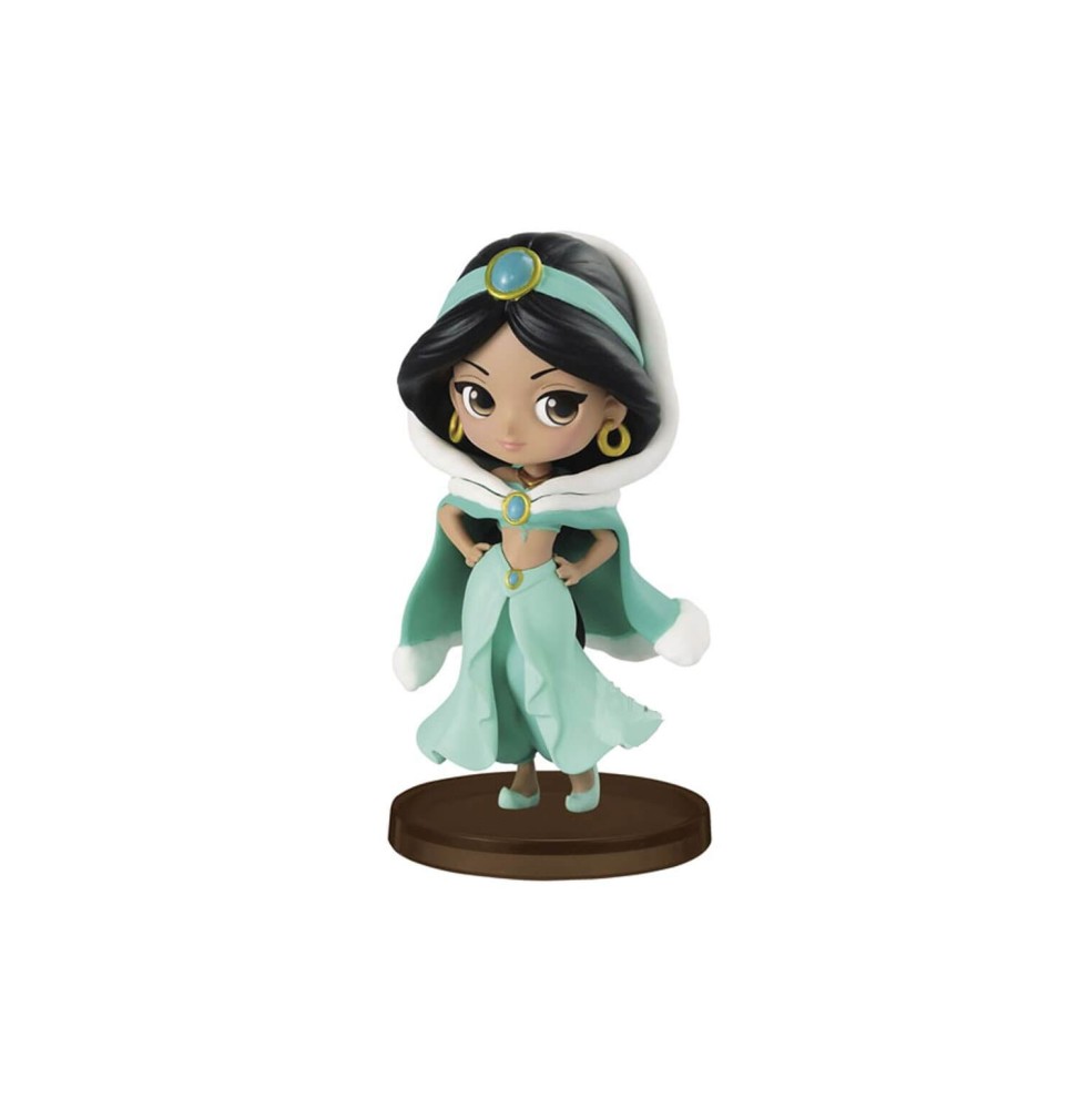 Figurine Disney - Jasmine Winter Costume Q Posket Characters Petit 7cm