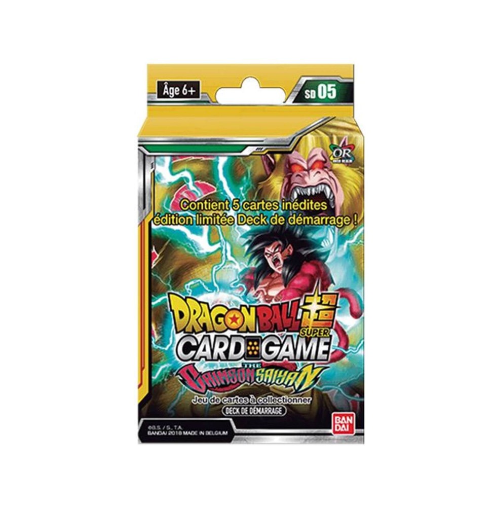 DBZ Super - Deck de Démarrage The Crimson Saiyan