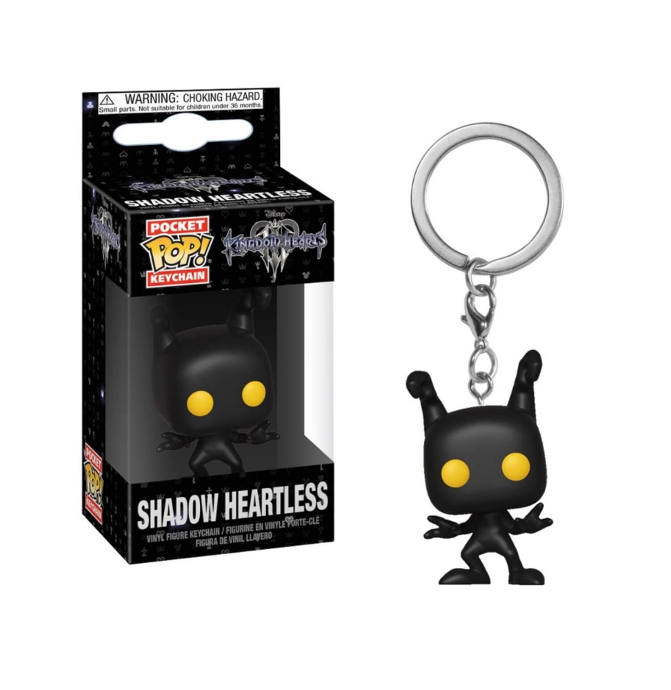 Porte Clé Disney Kingdom Hearts 3 - Shadow Heartless Pocket Pop 4cm