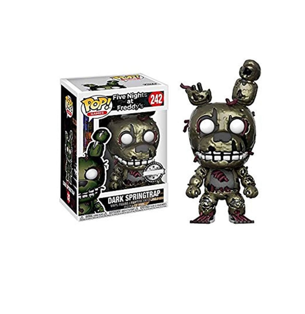 Figurine Five Nights At Freddys - Dark Springtrap Exclu Pop 10cm