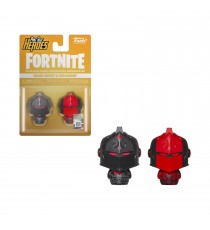 Figurine Fortnite - 2 Pack Black Knight & Red Knight Pint Size Heroes 4cm