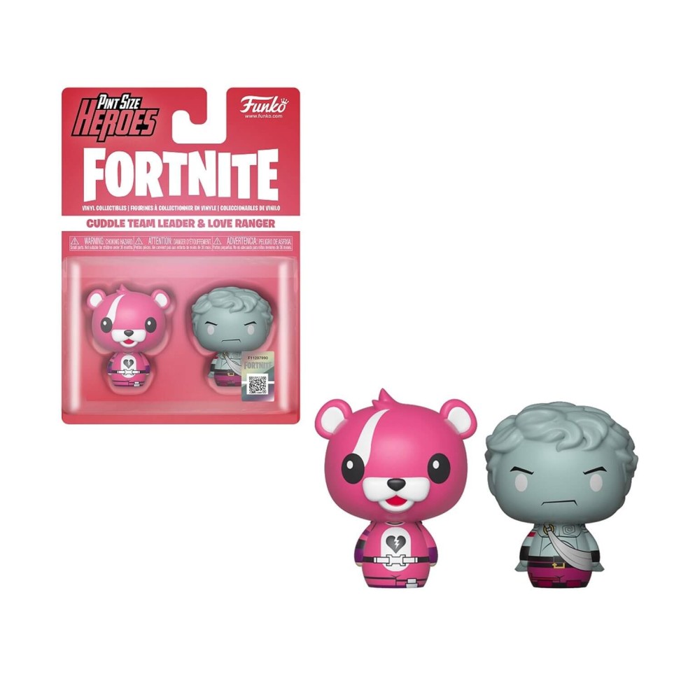 Figurine Fortnite - 2 Pack Cuddle Team Leader & Love Ranger Pint Size Heroes 4cm