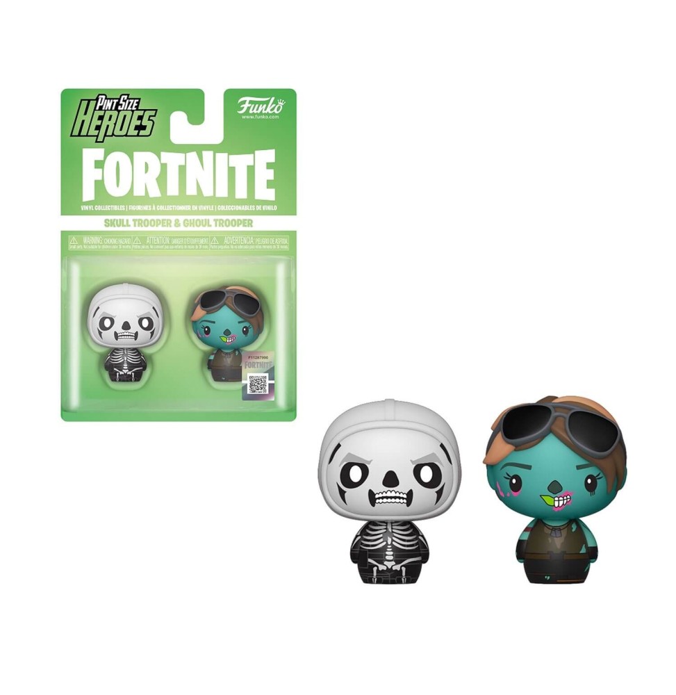 Figurine Fortnite - 2 Pack Skull Trooper & Ghoul Trooper Pint Size Heroes 4cm